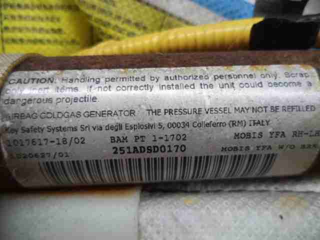 Подушка безопасности боковая (шторка)