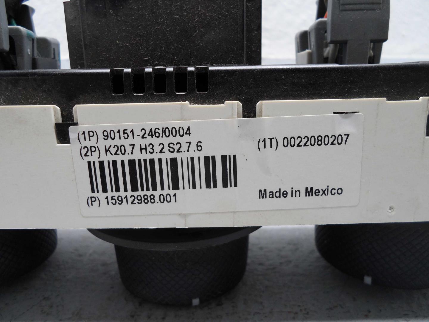 Переключатель отопителя