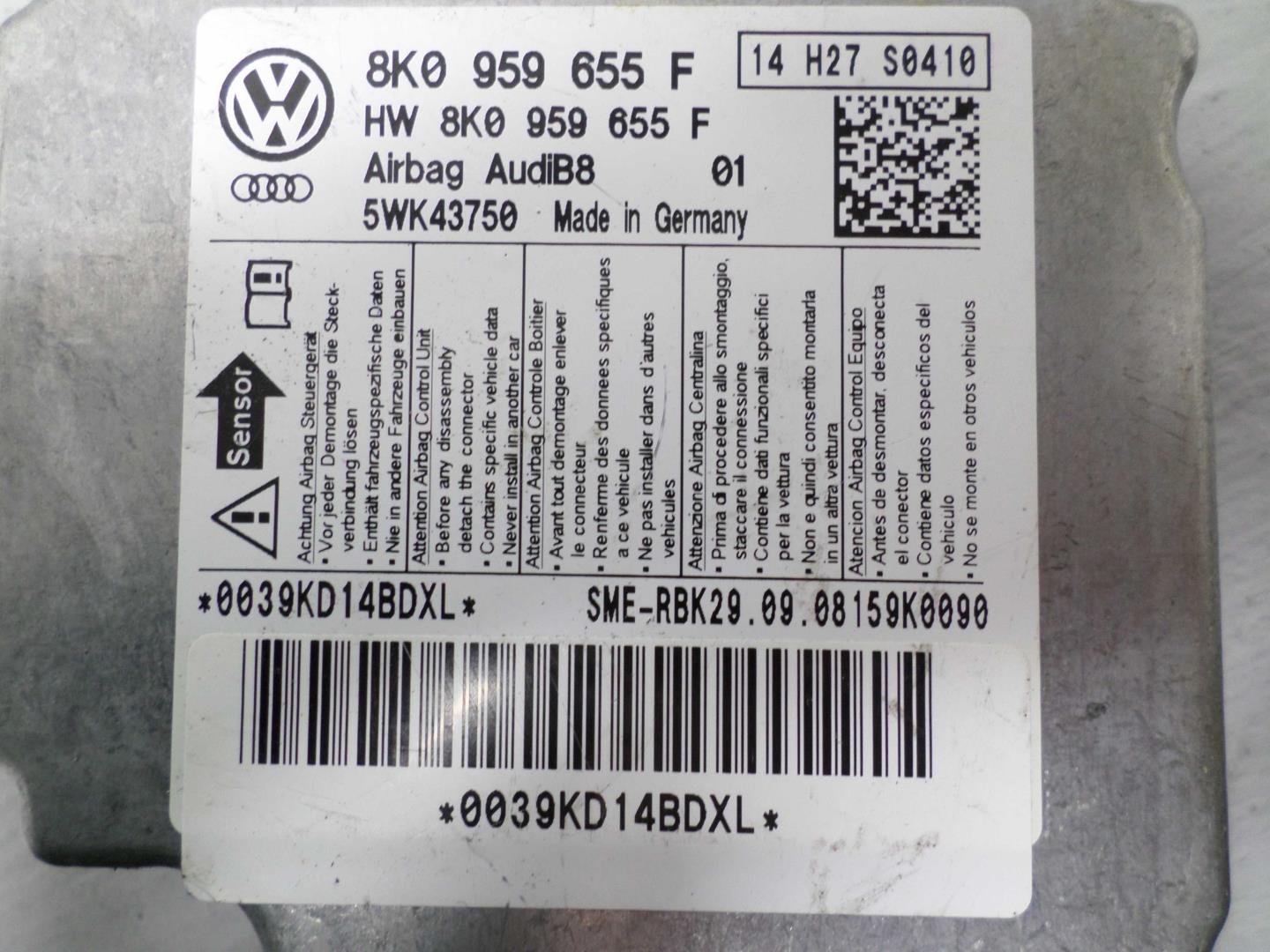 Блок управления подушек безопасности (AIR BAG)