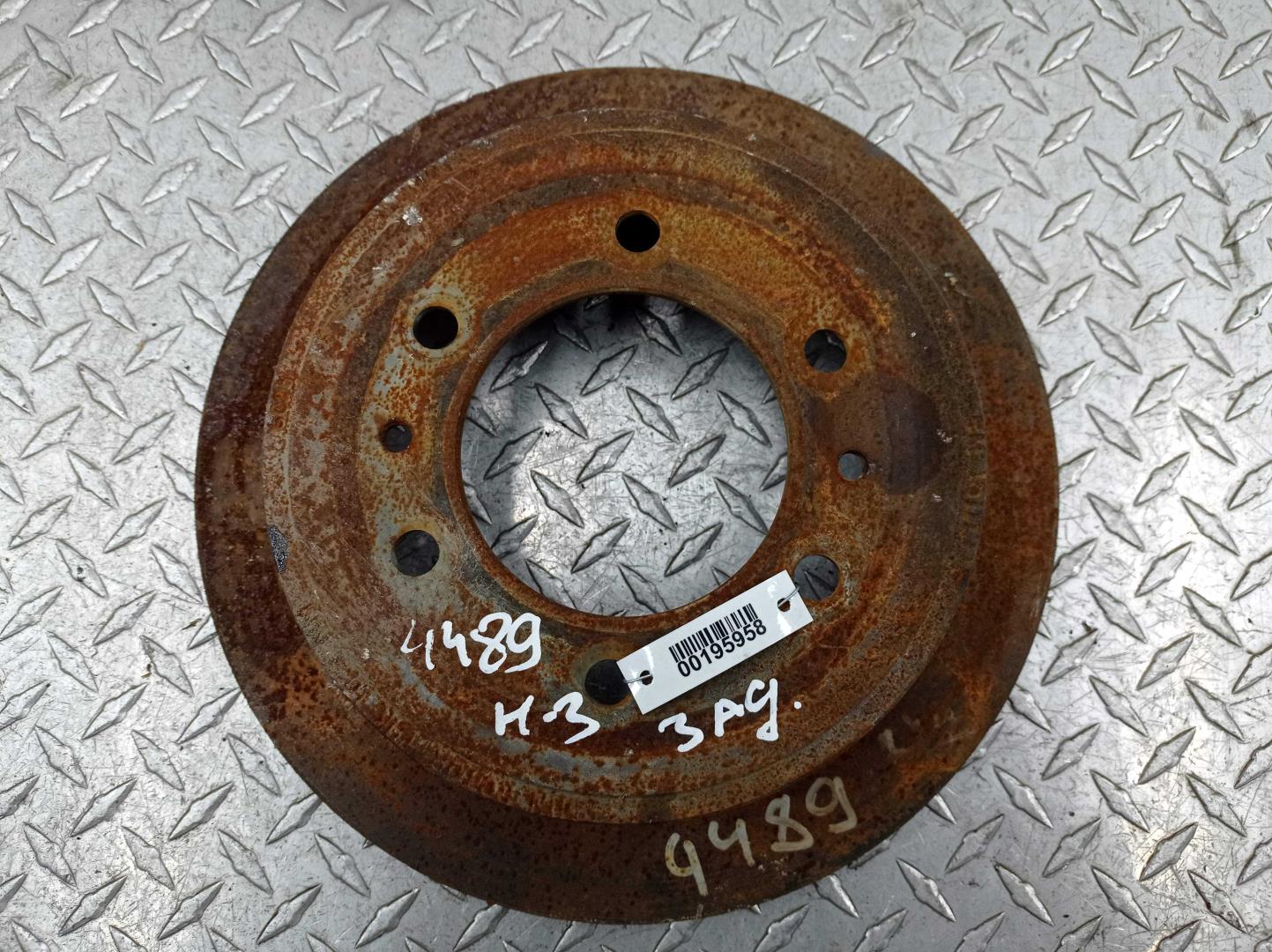 Диск тормозной задний