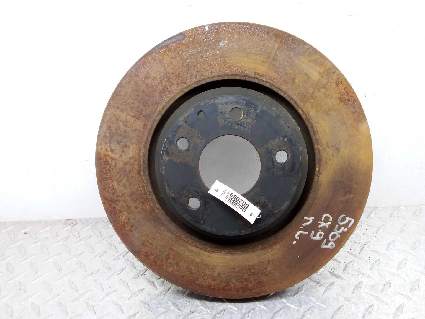 Диск тормозной передний вентилируемый