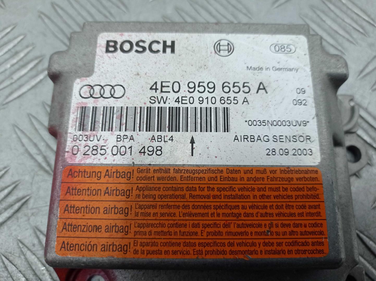 Блок управления подушек безопасности (AIR BAG)
