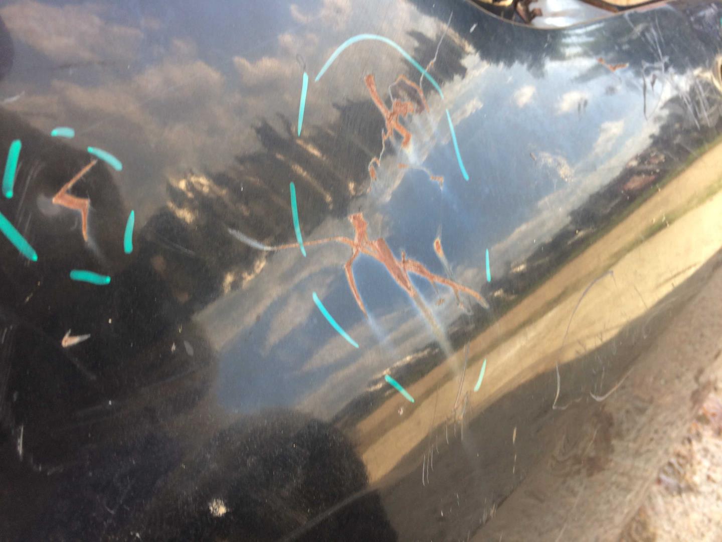 Крыло заднее левое