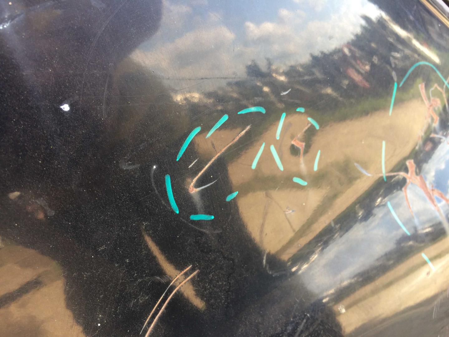 Крыло заднее левое