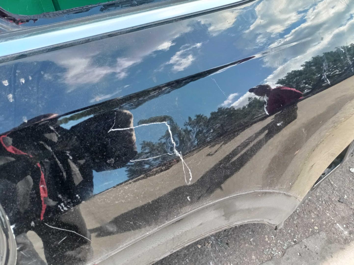 Крыло заднее левое