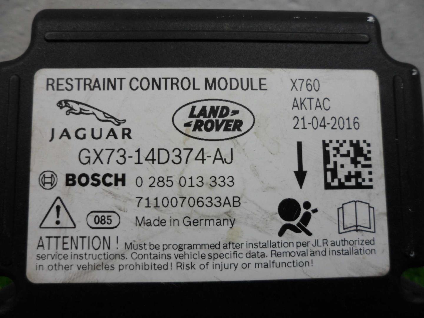 Блок управления подушек безопасности (AIR BAG)