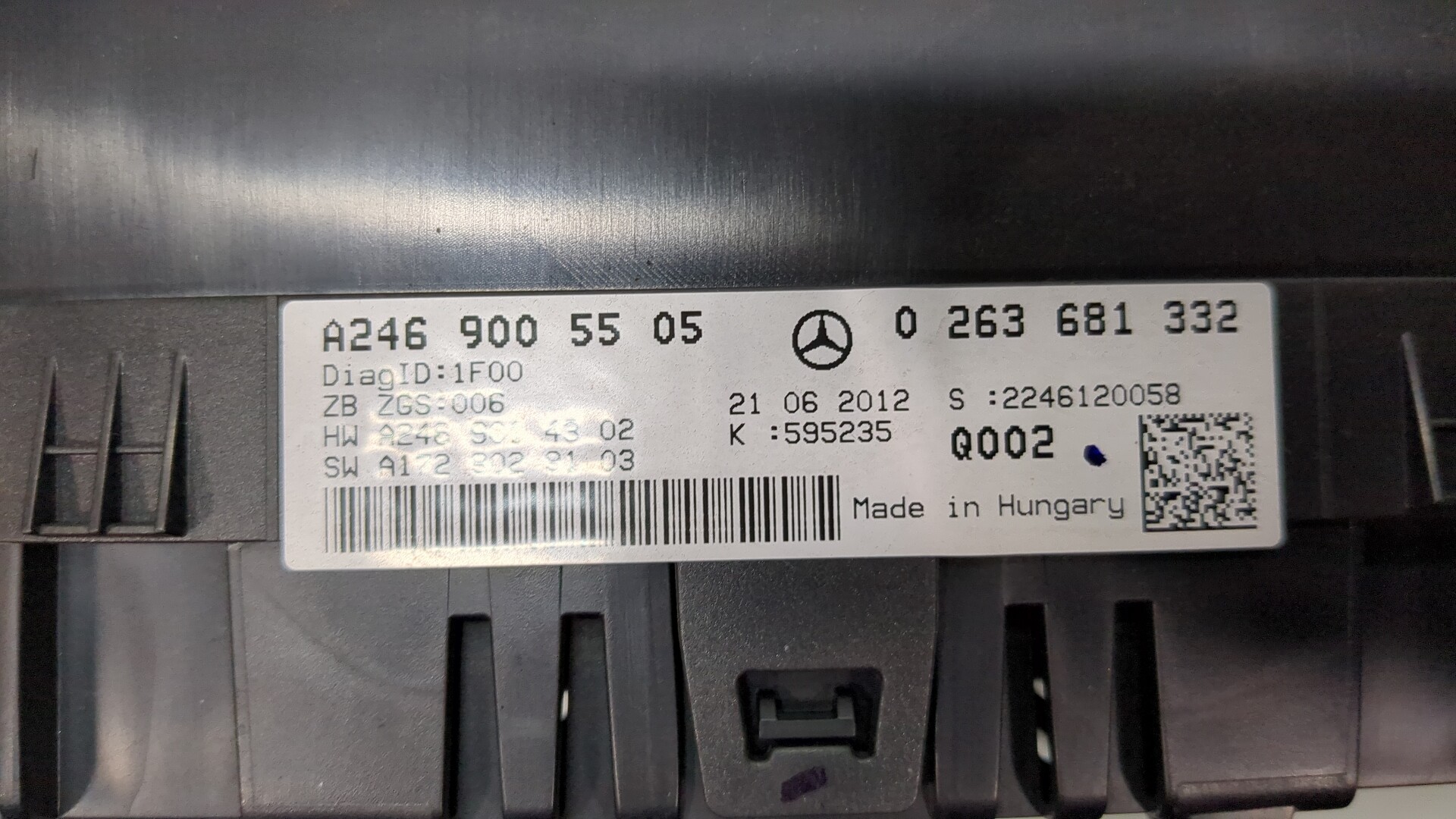 Панель приборов