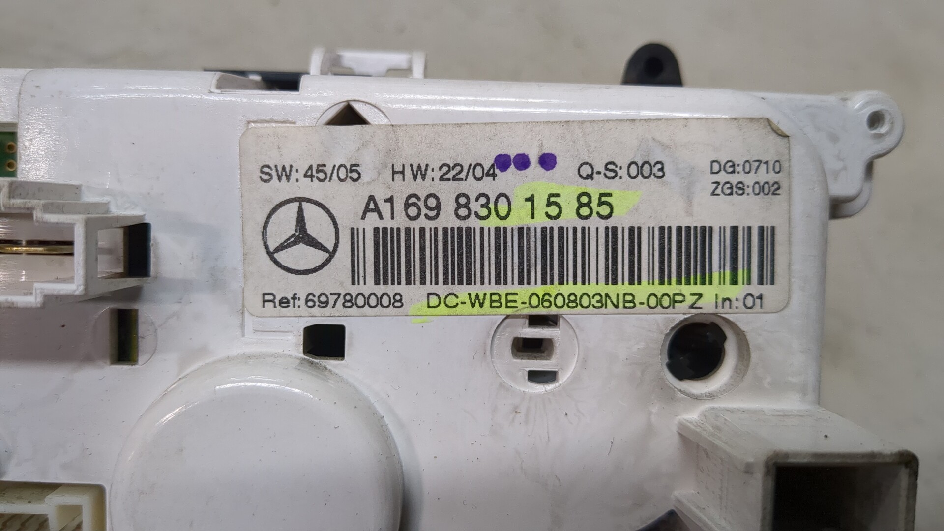 Переключатель отопителя