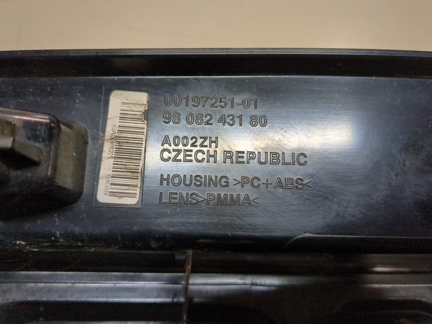 Фонарь задний левый