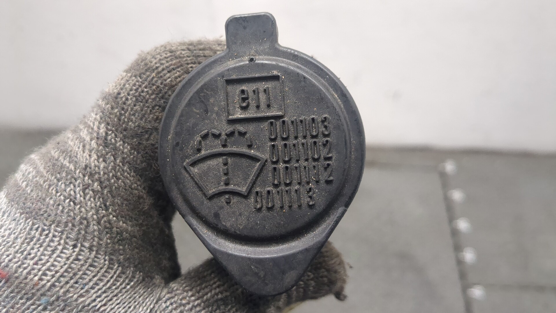 Горловина бачка омывателя