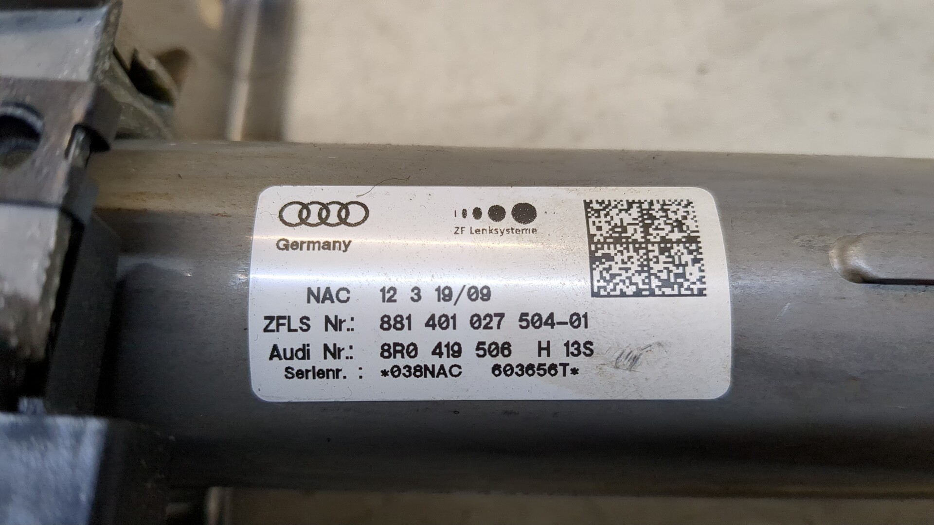 Колонка рулевая