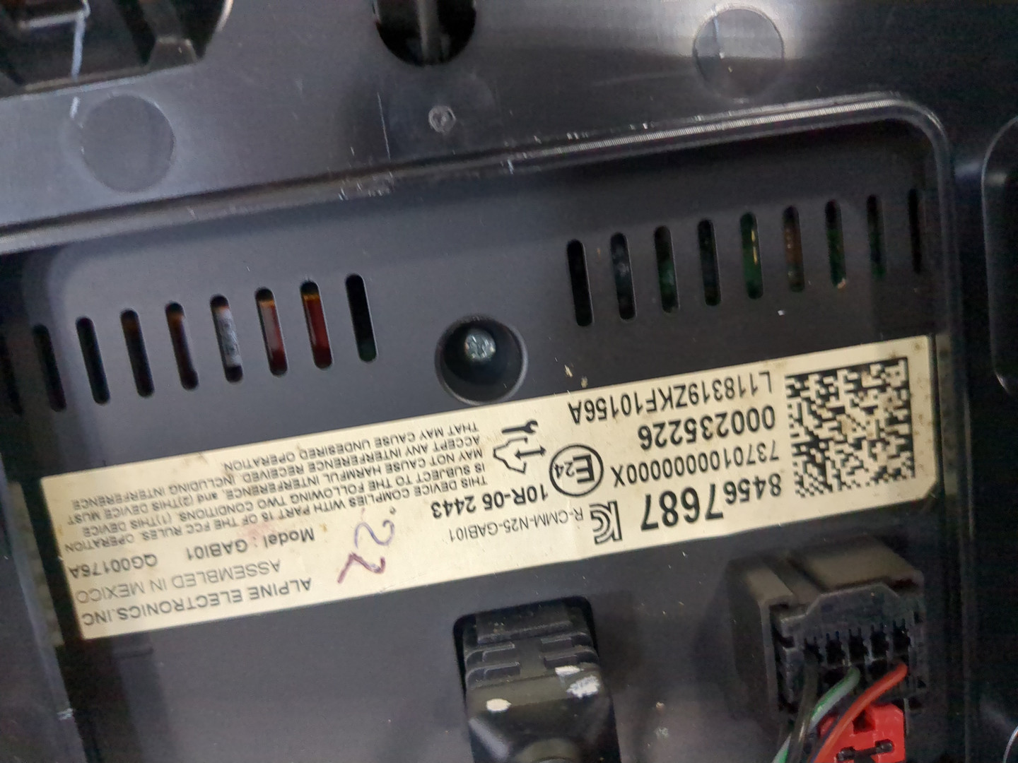 Дисплей проигрывателя CD для Malibu IX USA 2016>