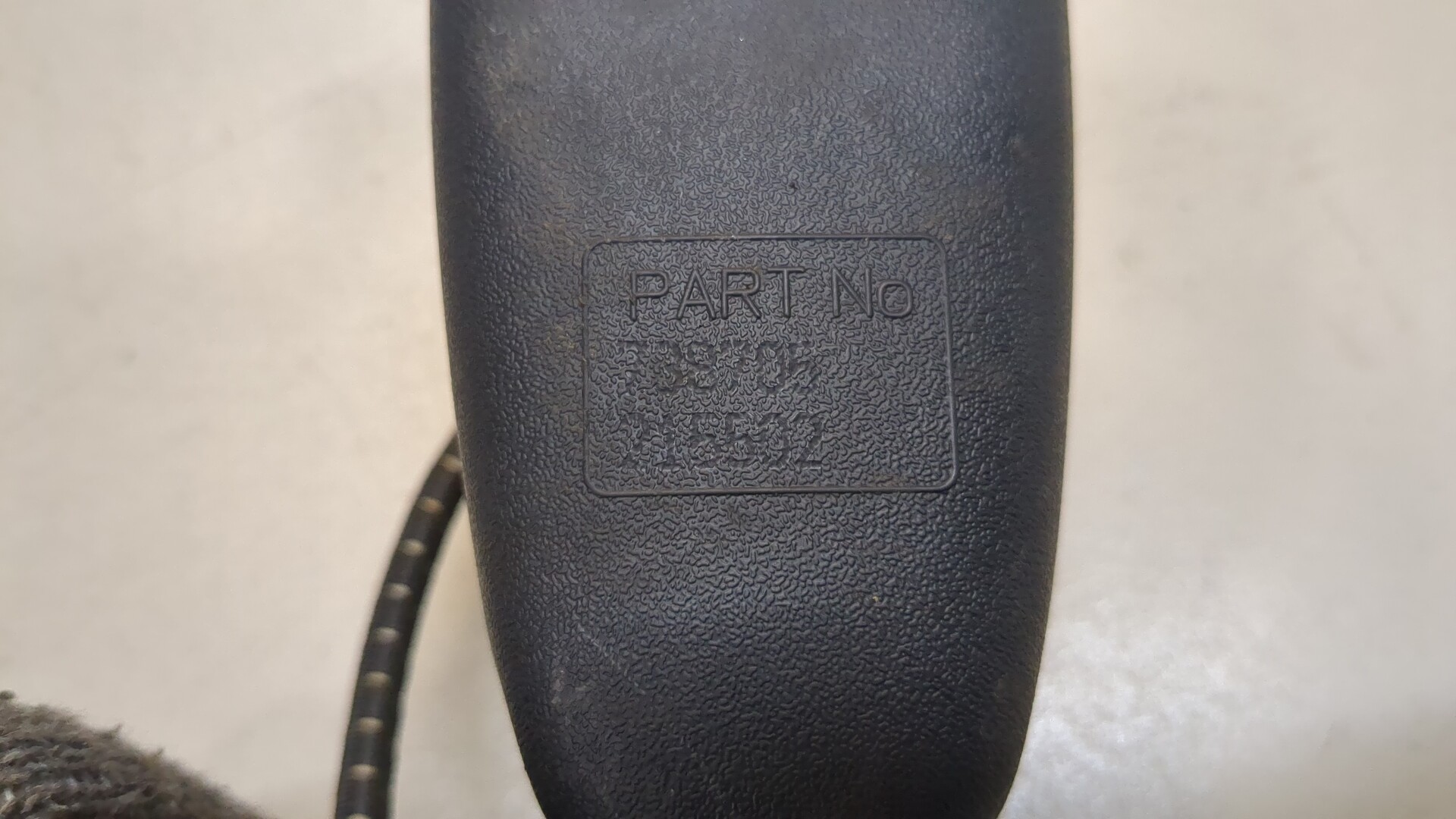 Ответная часть ремня безопасности