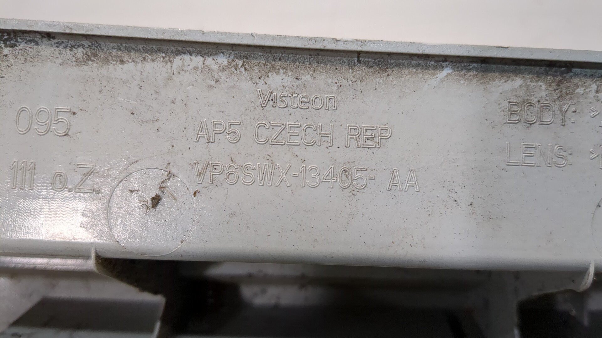 Фонарь задний левый