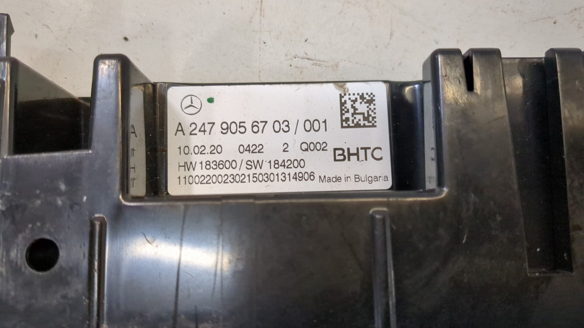 Переключатель отопителя