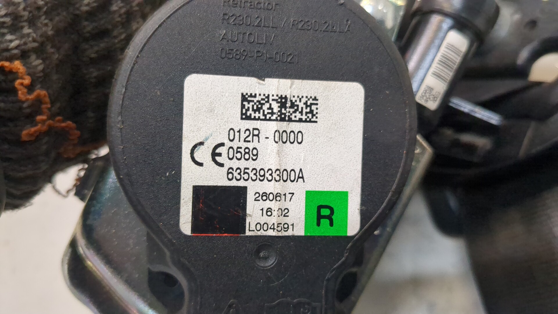 Ремень безопасности