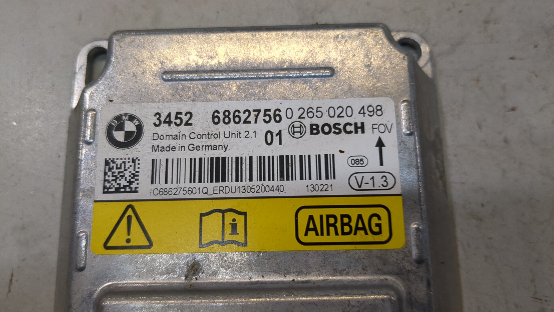 Блок управления подушек безопасности (AIR BAG)