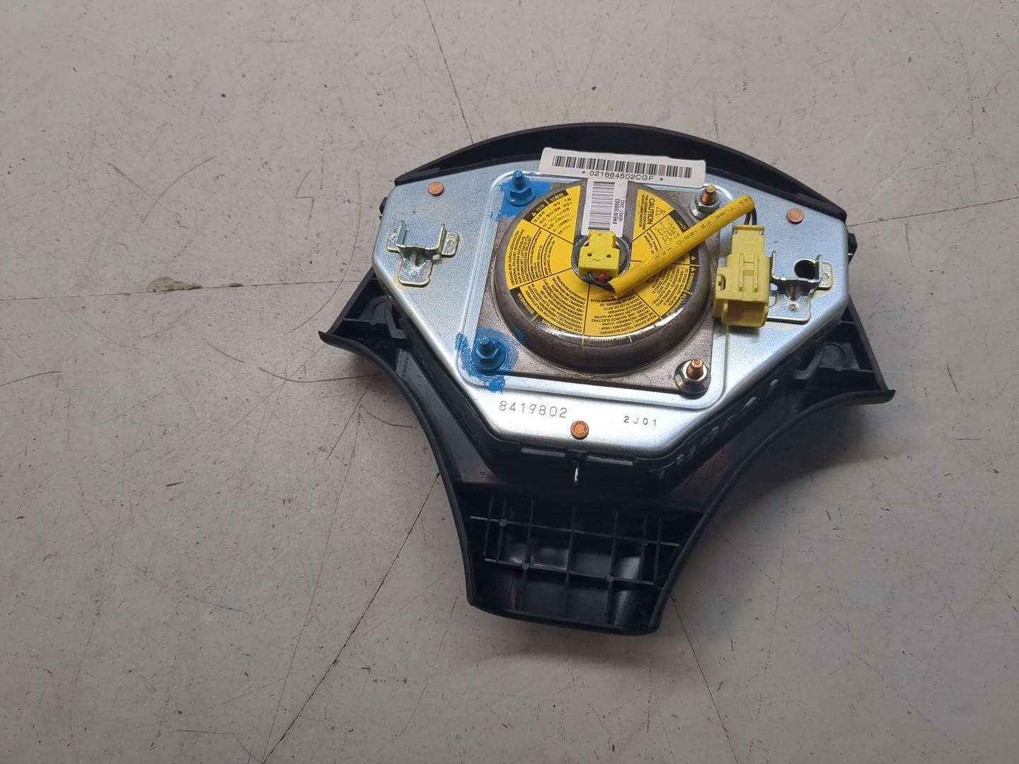 Подушка безопасности в рулевое колесо