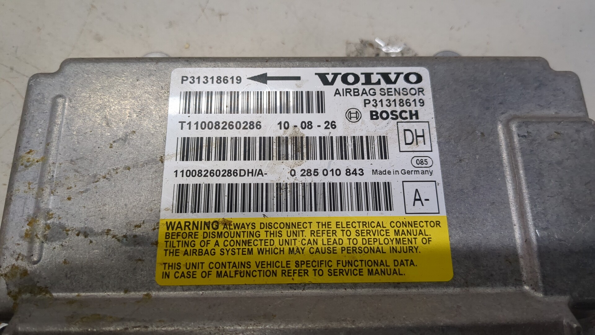 Блок управления подушек безопасности (AIR BAG)