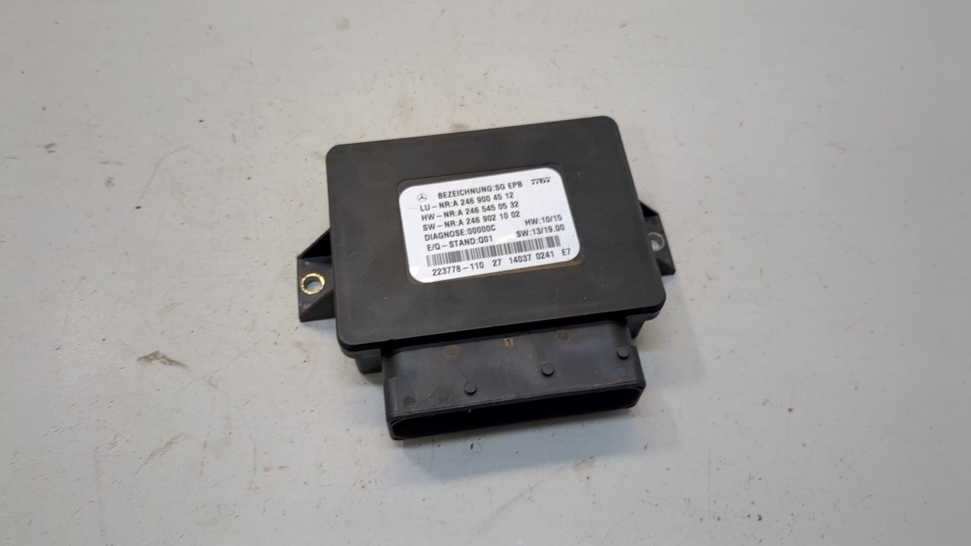 Блок управления парковочным тормозом