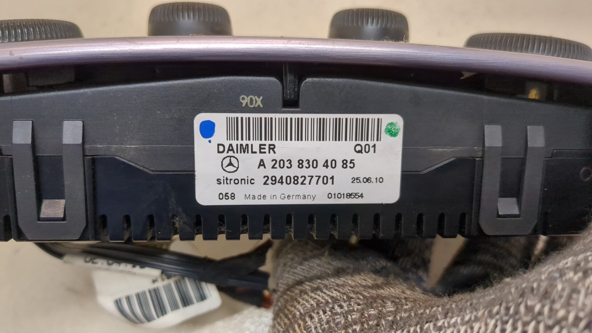 Переключатель отопителя