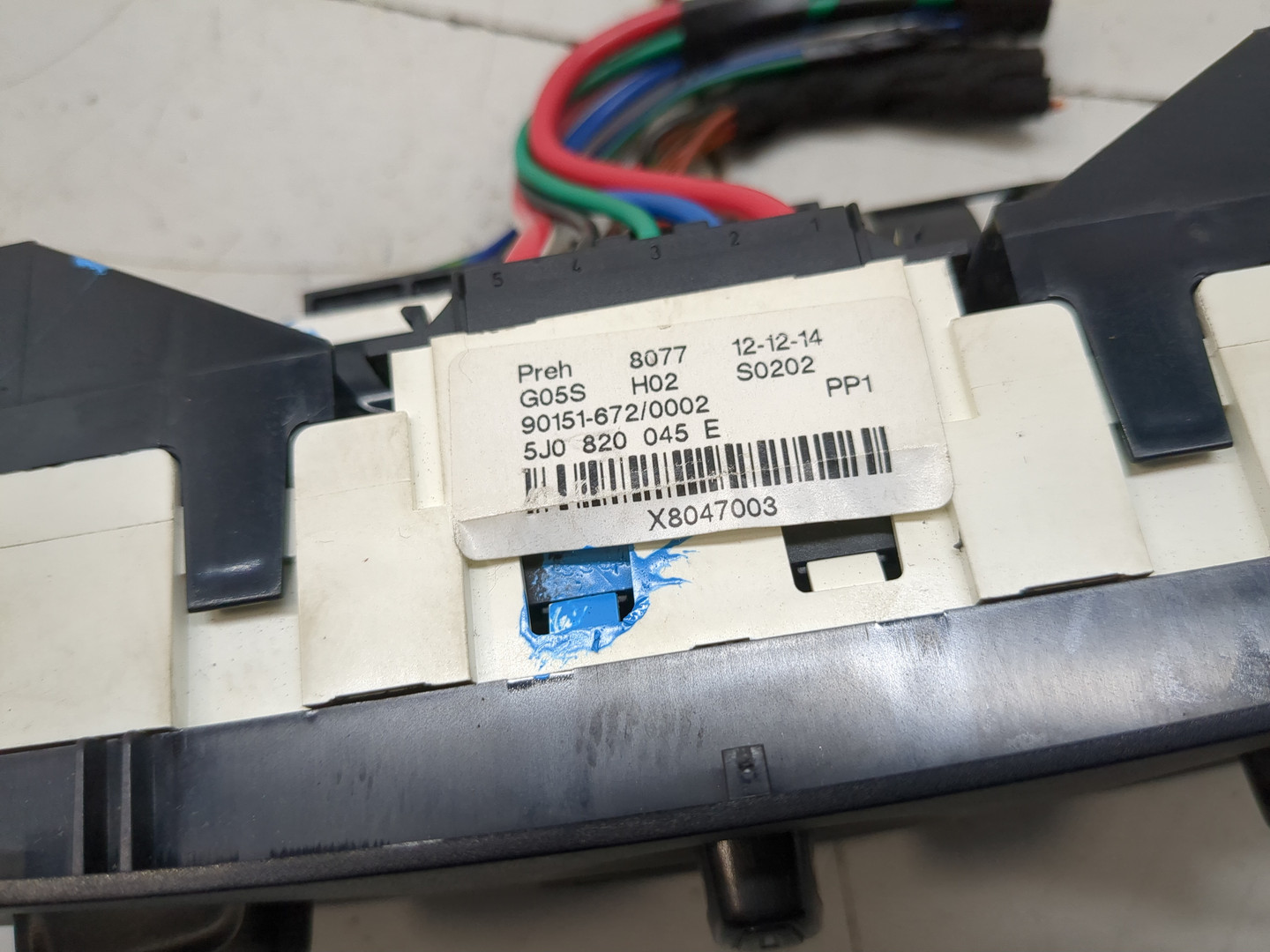 Переключатель отопителя