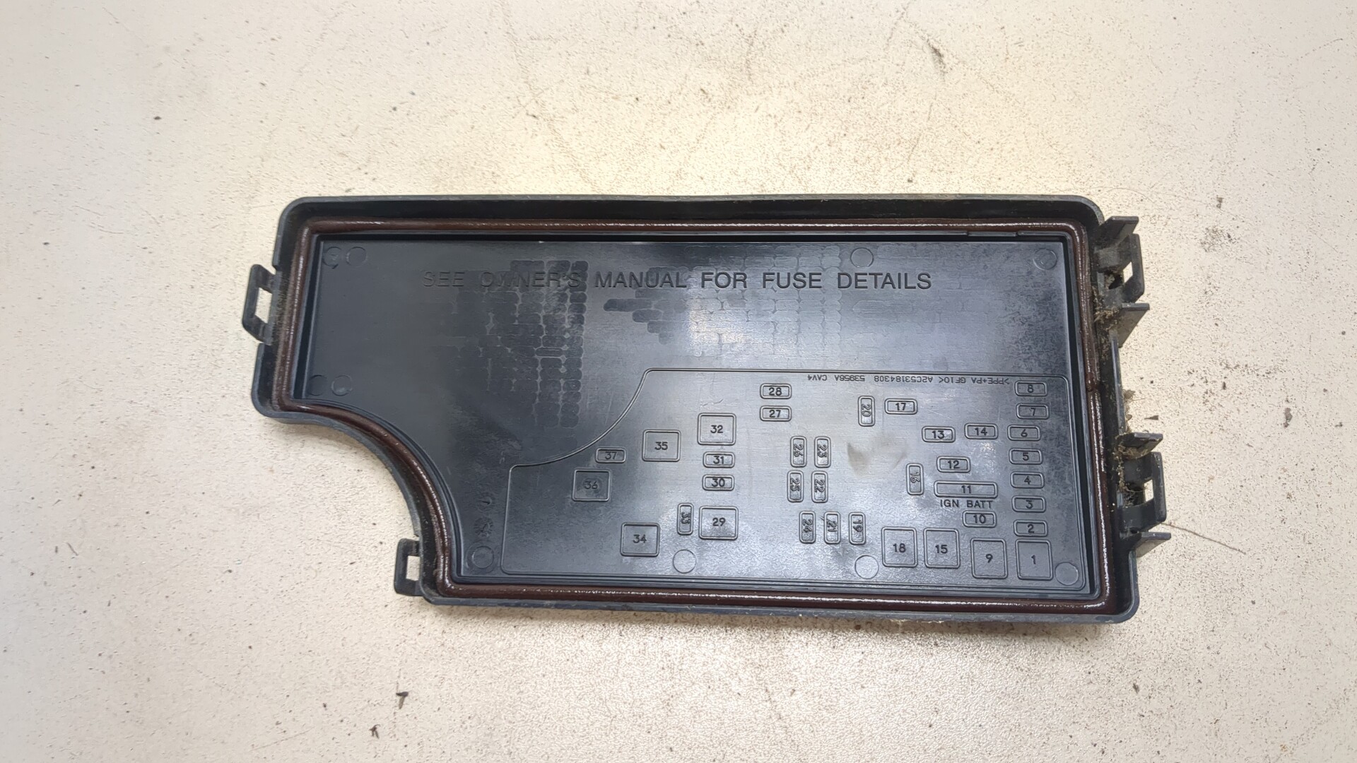 Корпус блока предохранителей