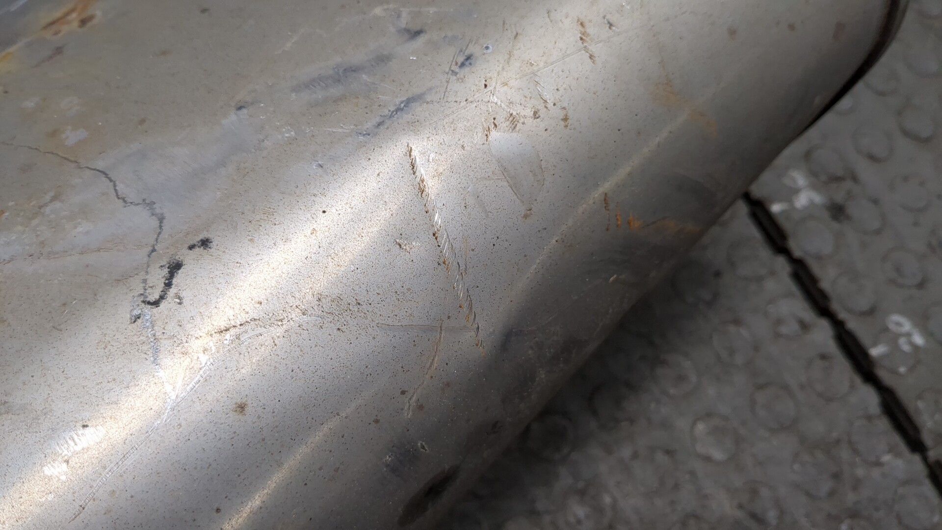 Глушитель задняя часть