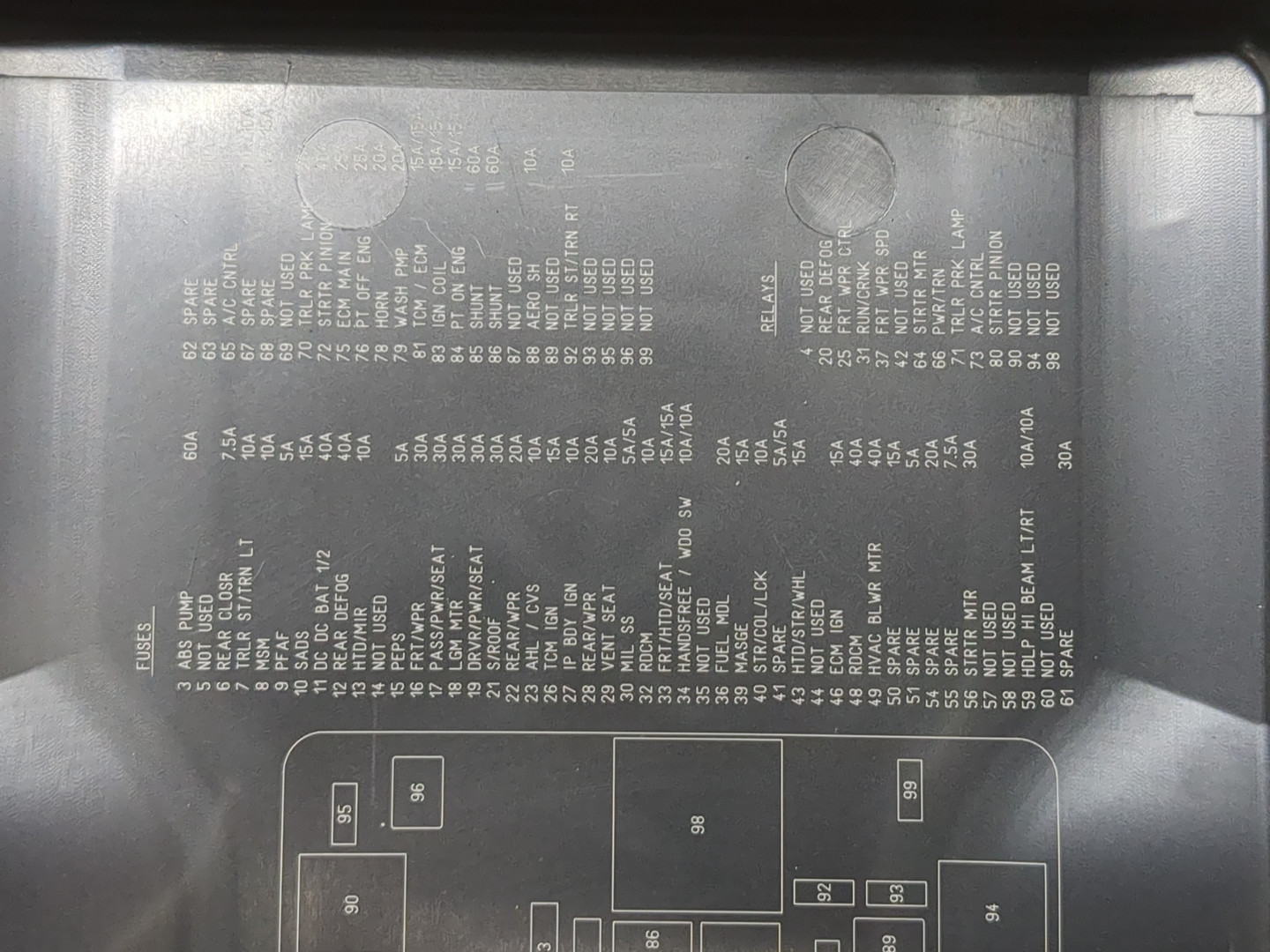 Корпус блока предохранителей