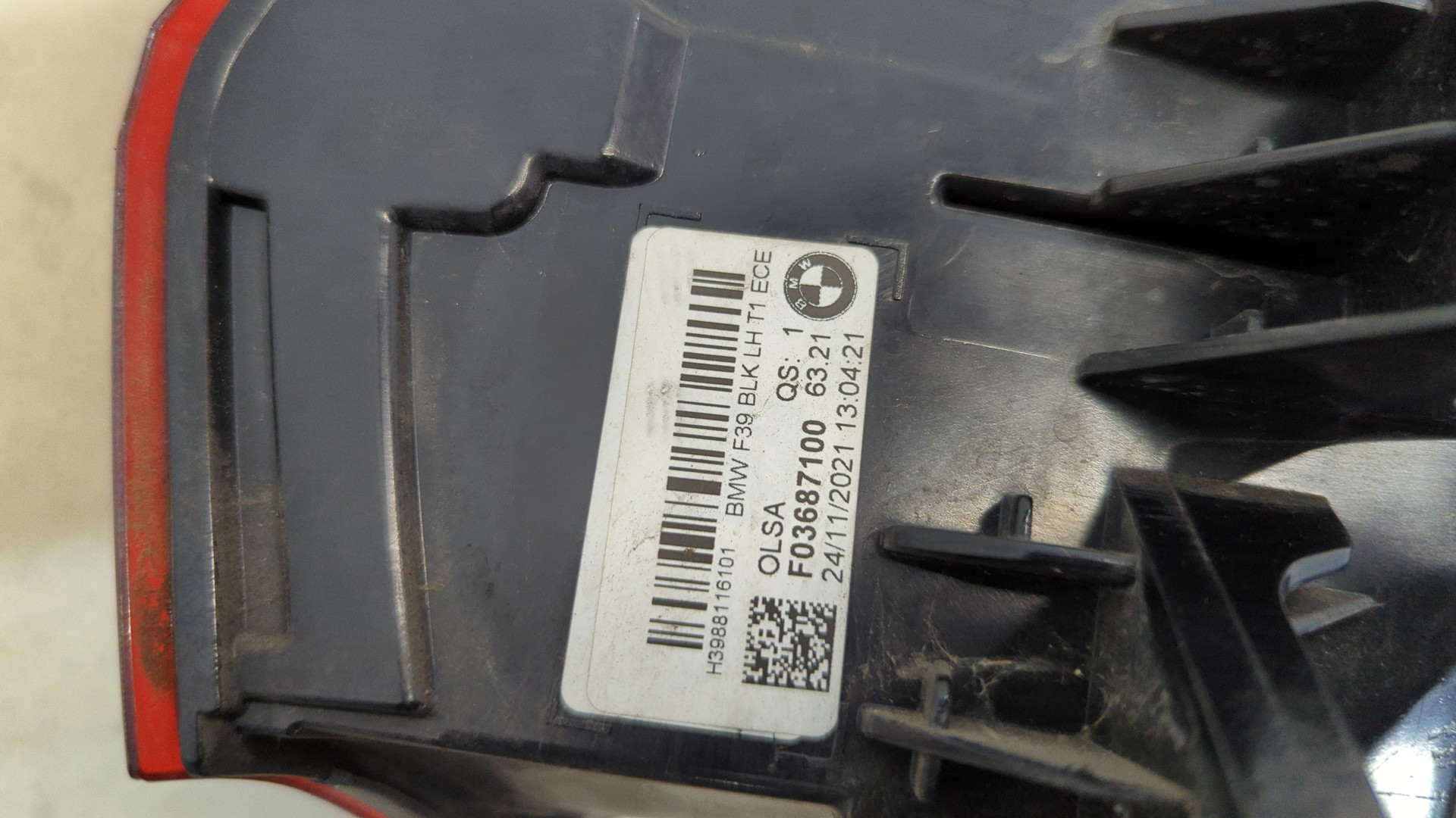 Фонарь задний левый