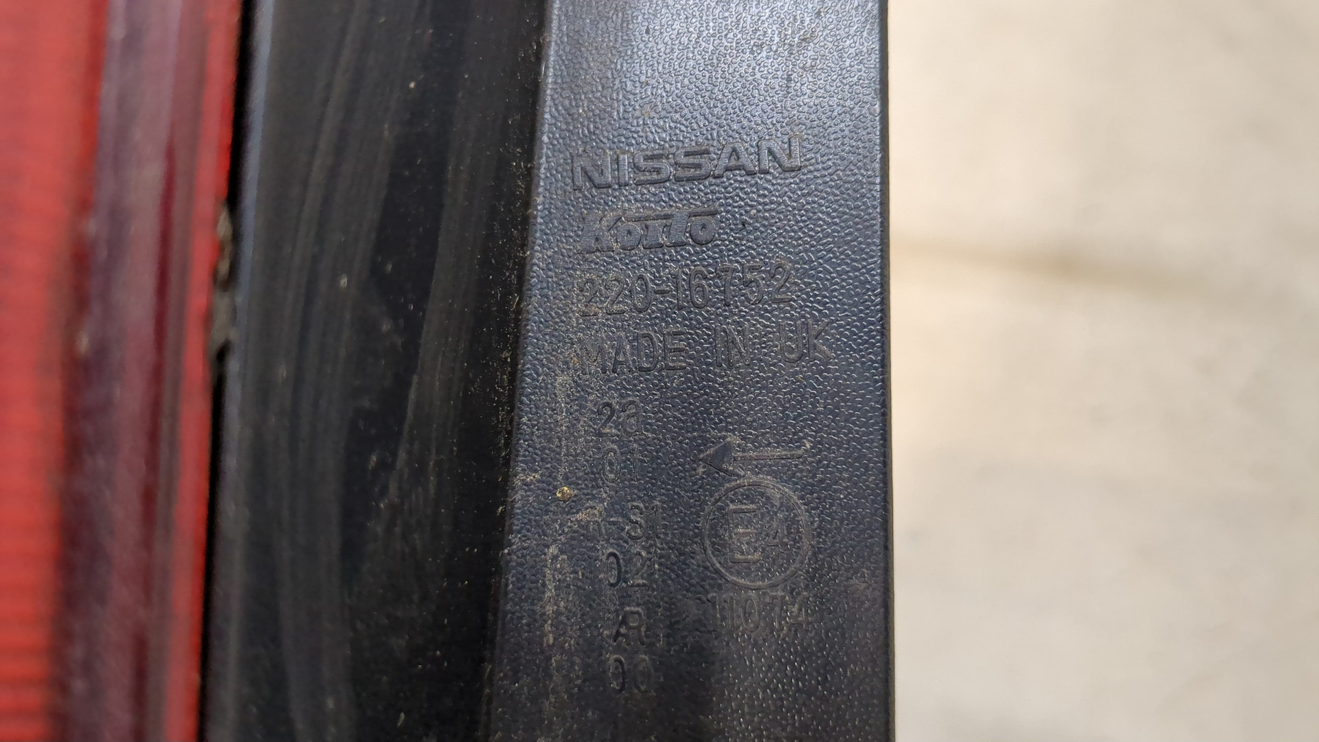 Фонарь задний левый