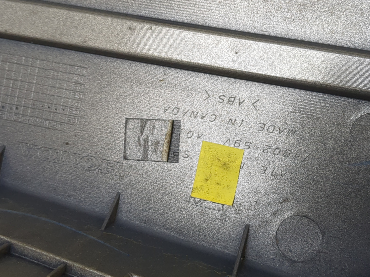 Спойлер переднего бампера