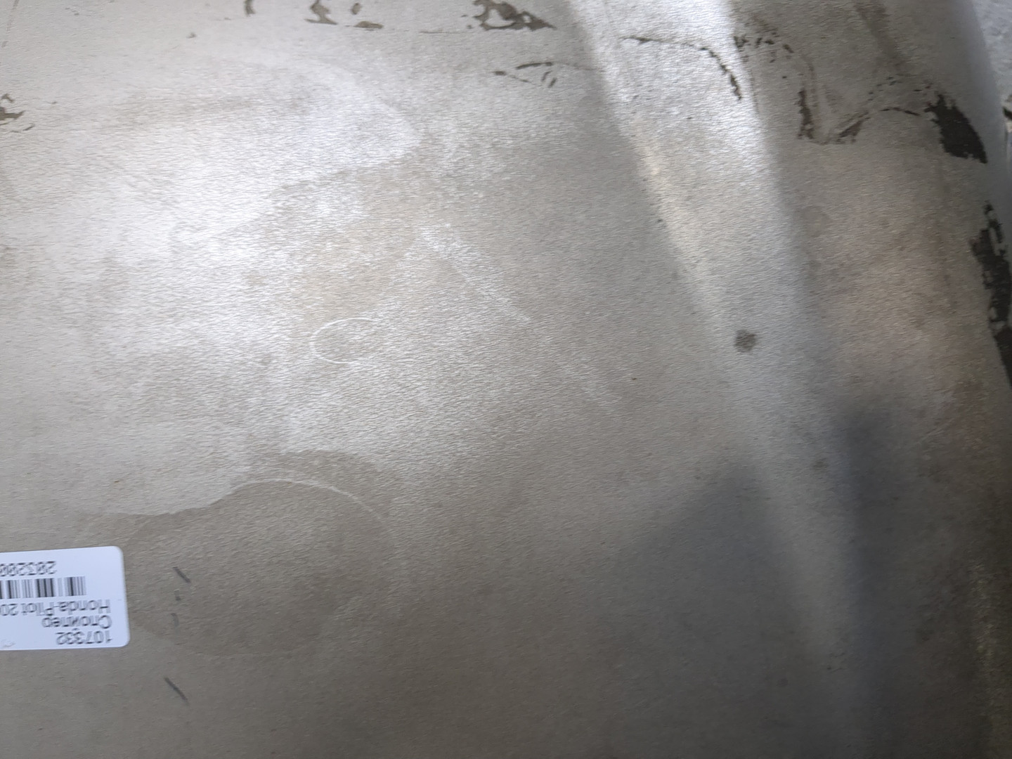 Спойлер переднего бампера