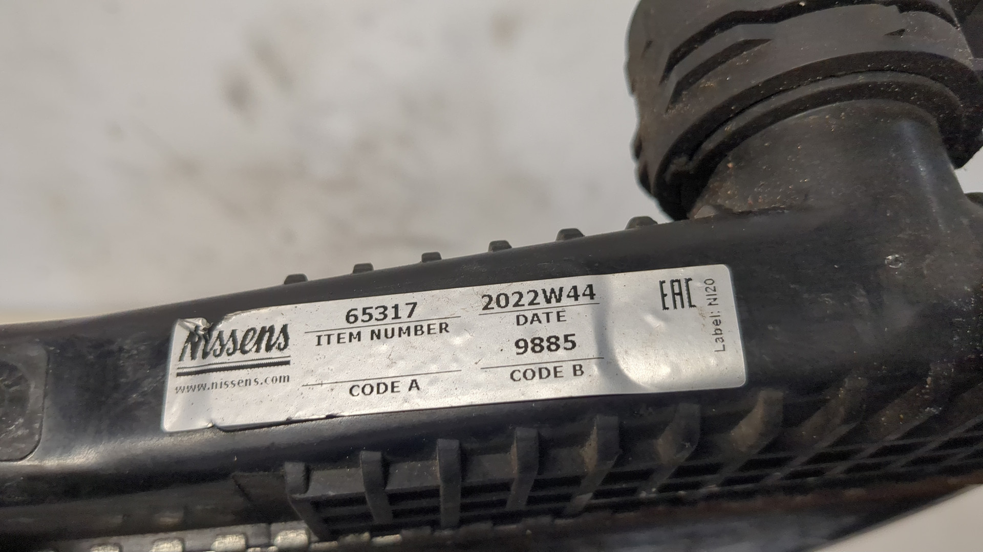 Радиатор охлаждения двигателя основной