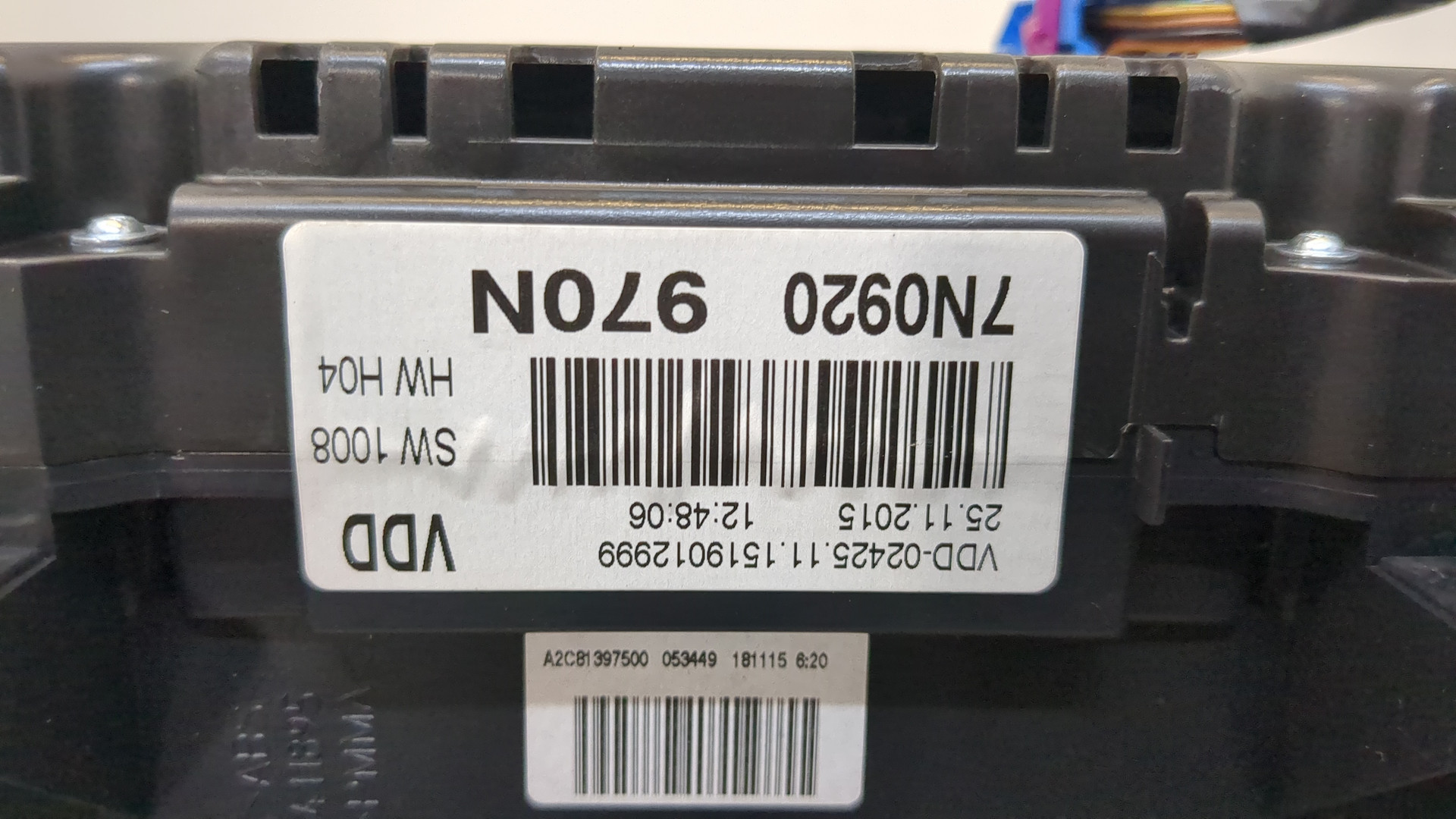 Панель приборов