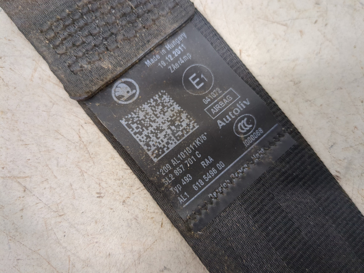 Ремень безопасности