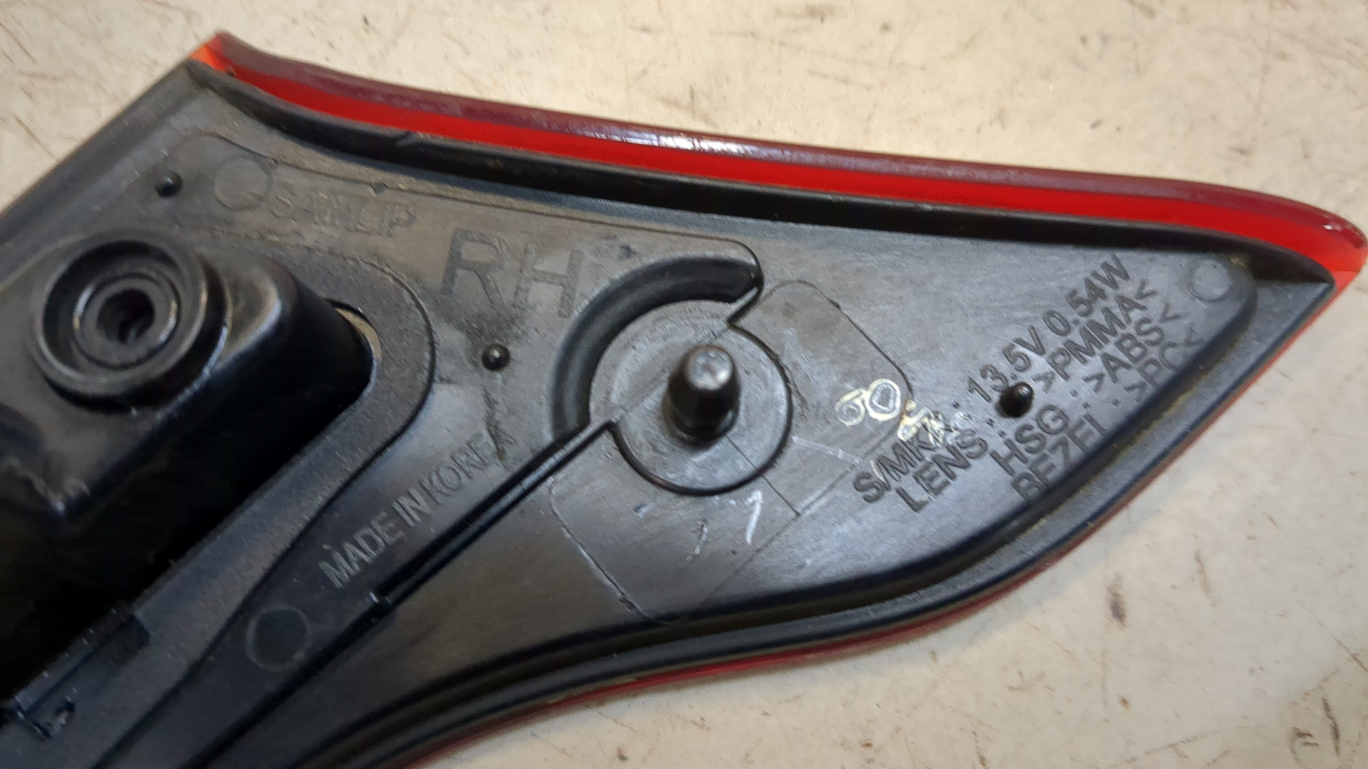 Габарит задний правый