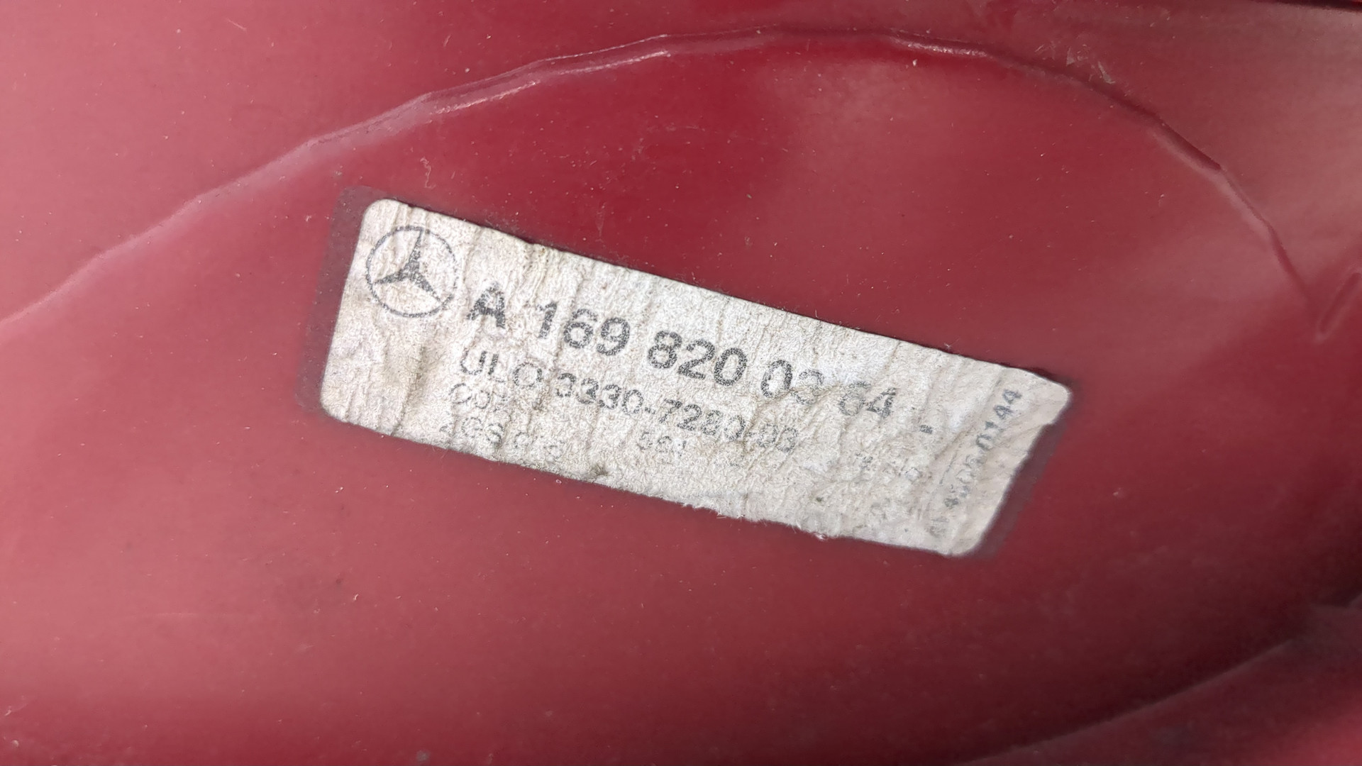 Фонарь задний левый