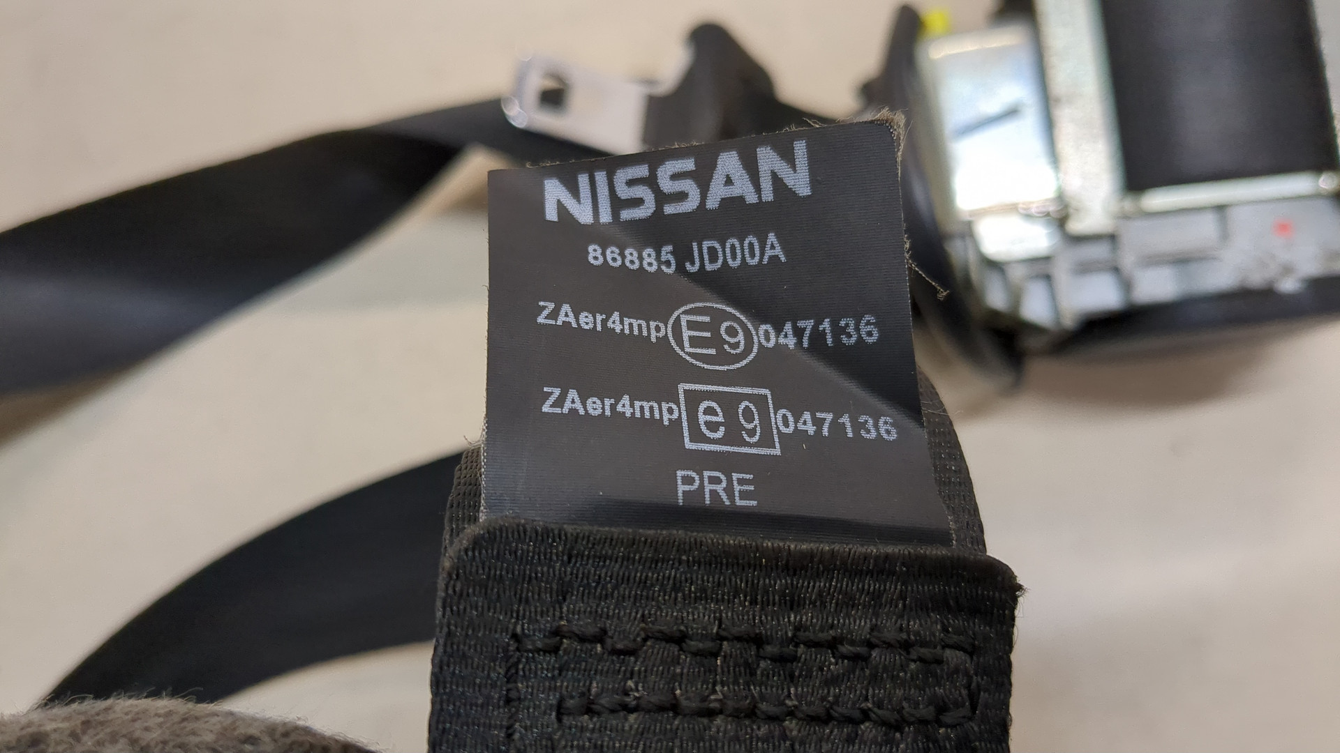 Ремень безопасности