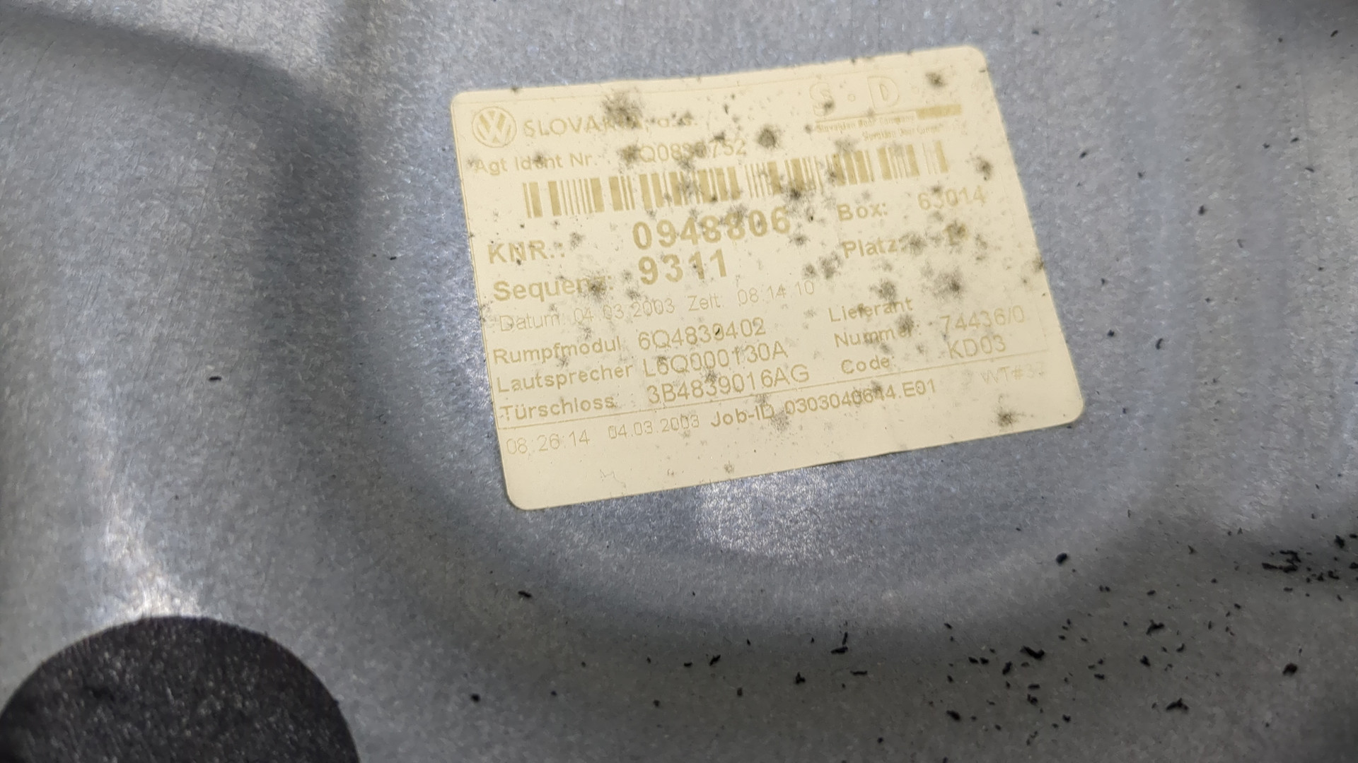 Стеклоподъемник механ. задний правый