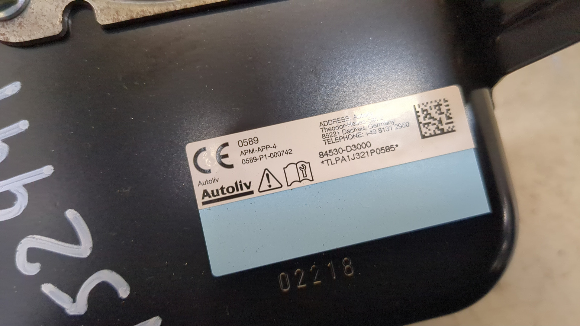 Подушка безопасности пассажирская (в торпедо)