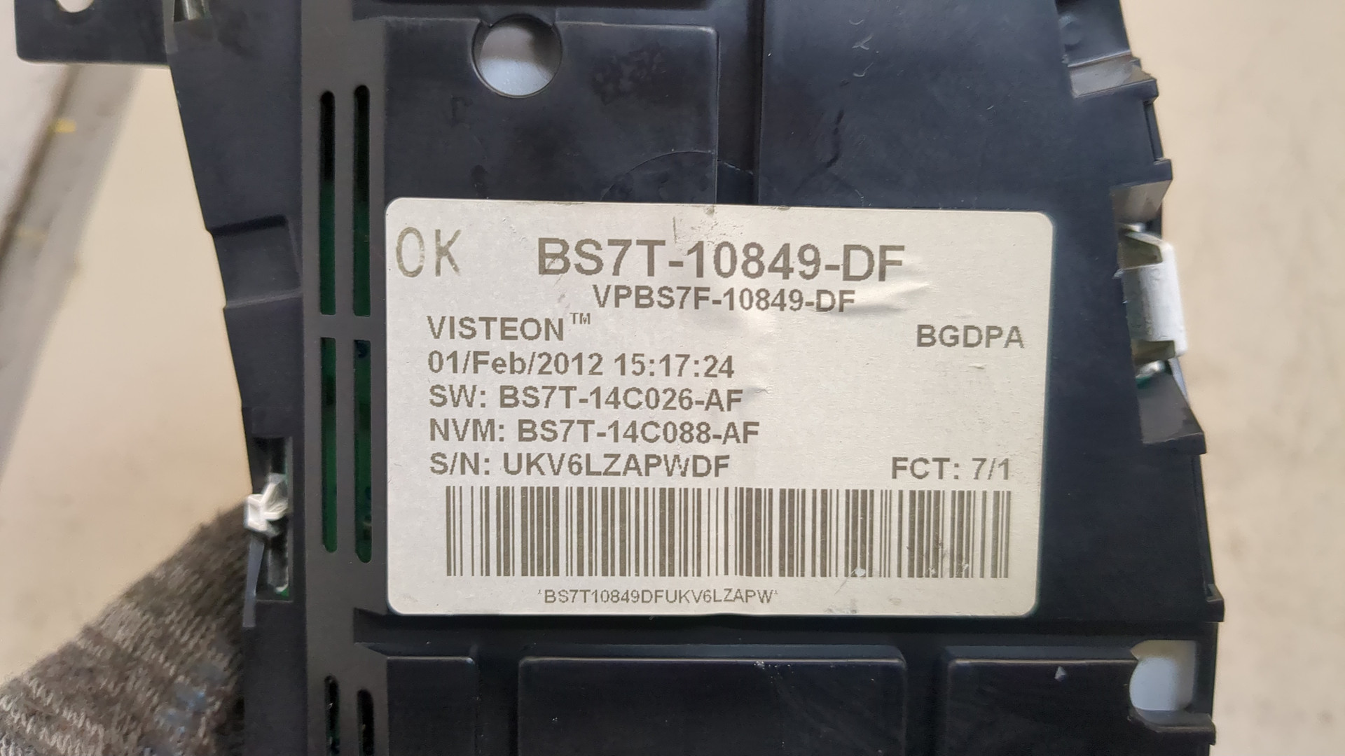 Панель приборов