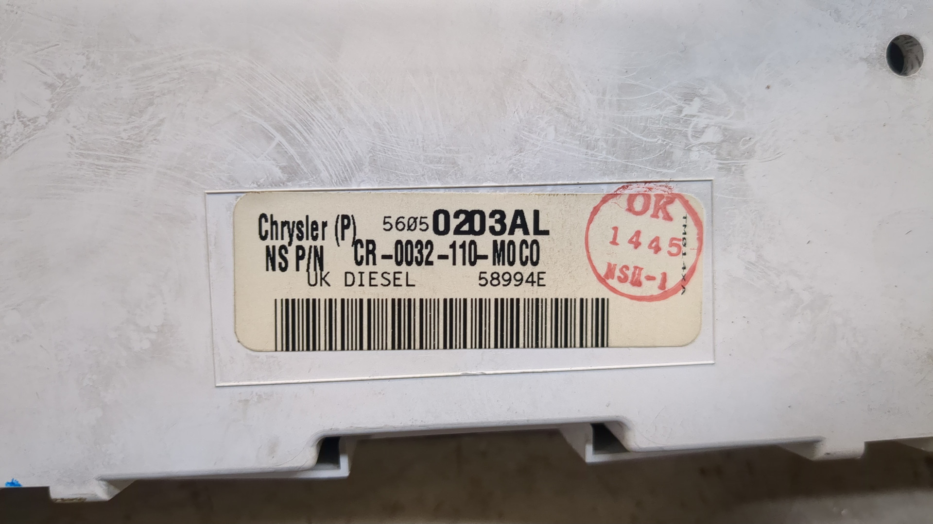 Панель приборов