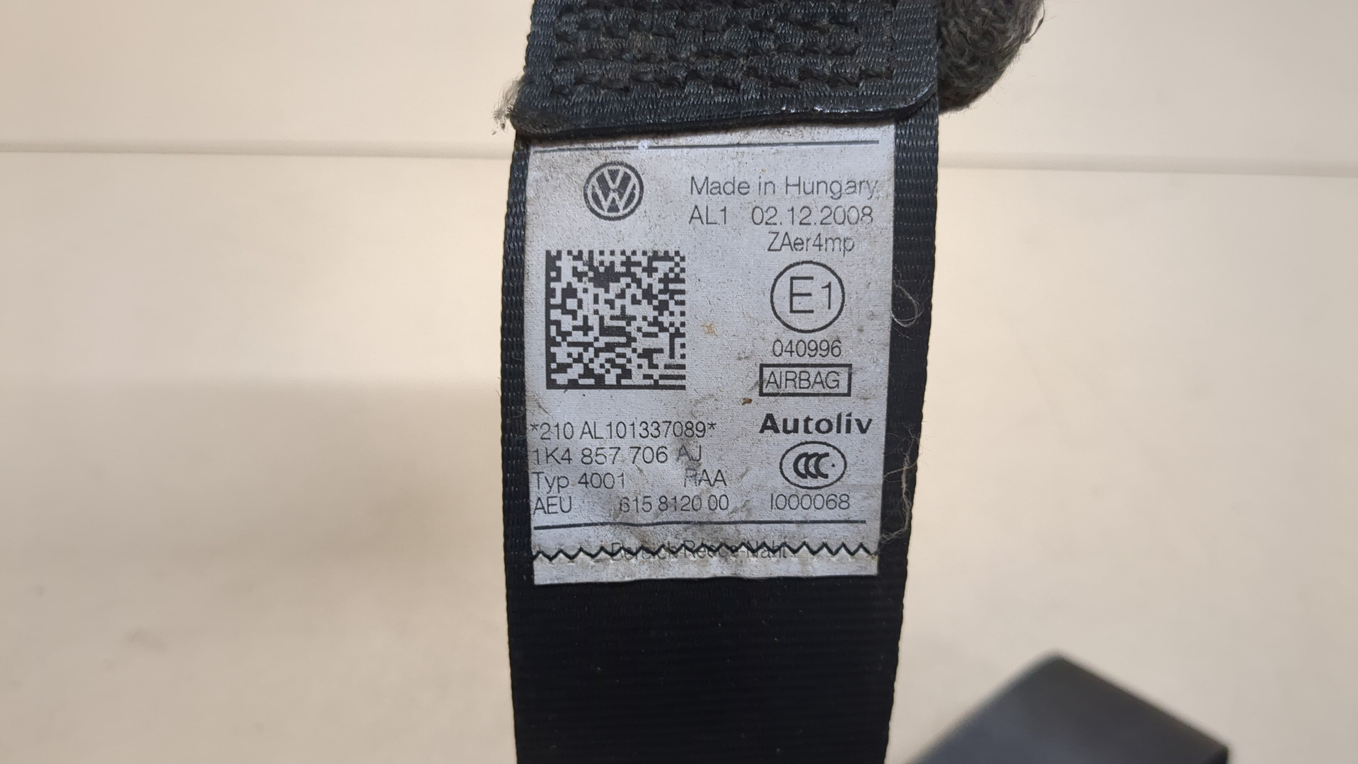 Ремень безопасности