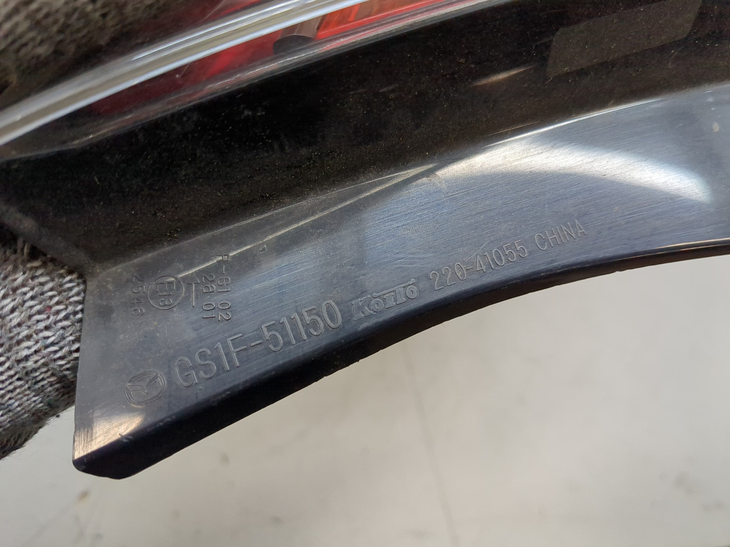 Фонарь задний левый