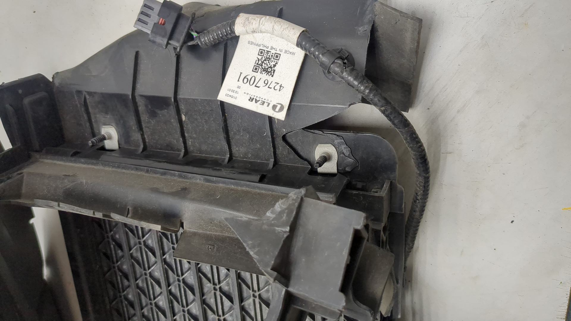 Жалюзи (воздуховод) бампера переднего