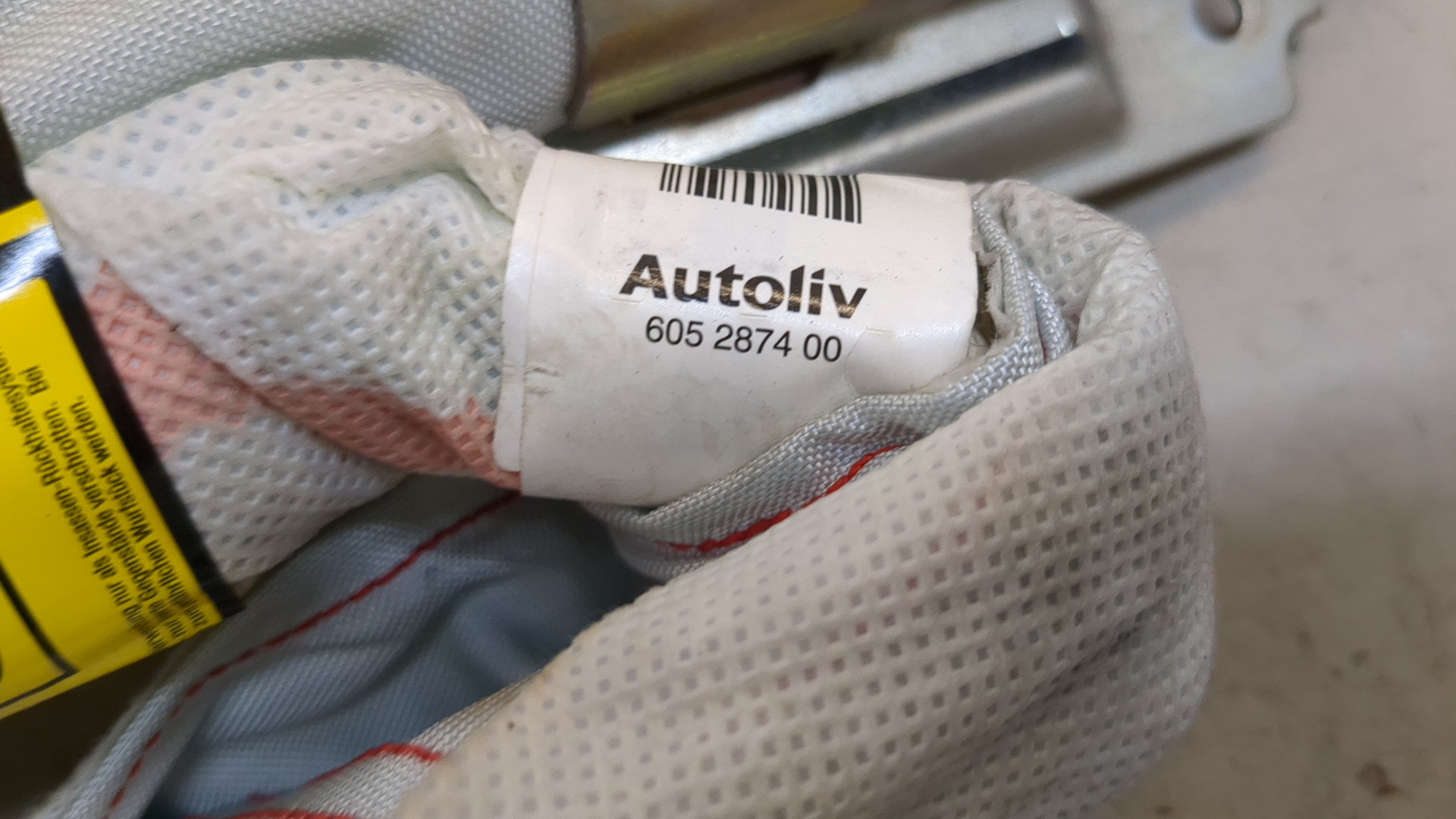 Подушка безопасности боковая (шторка)