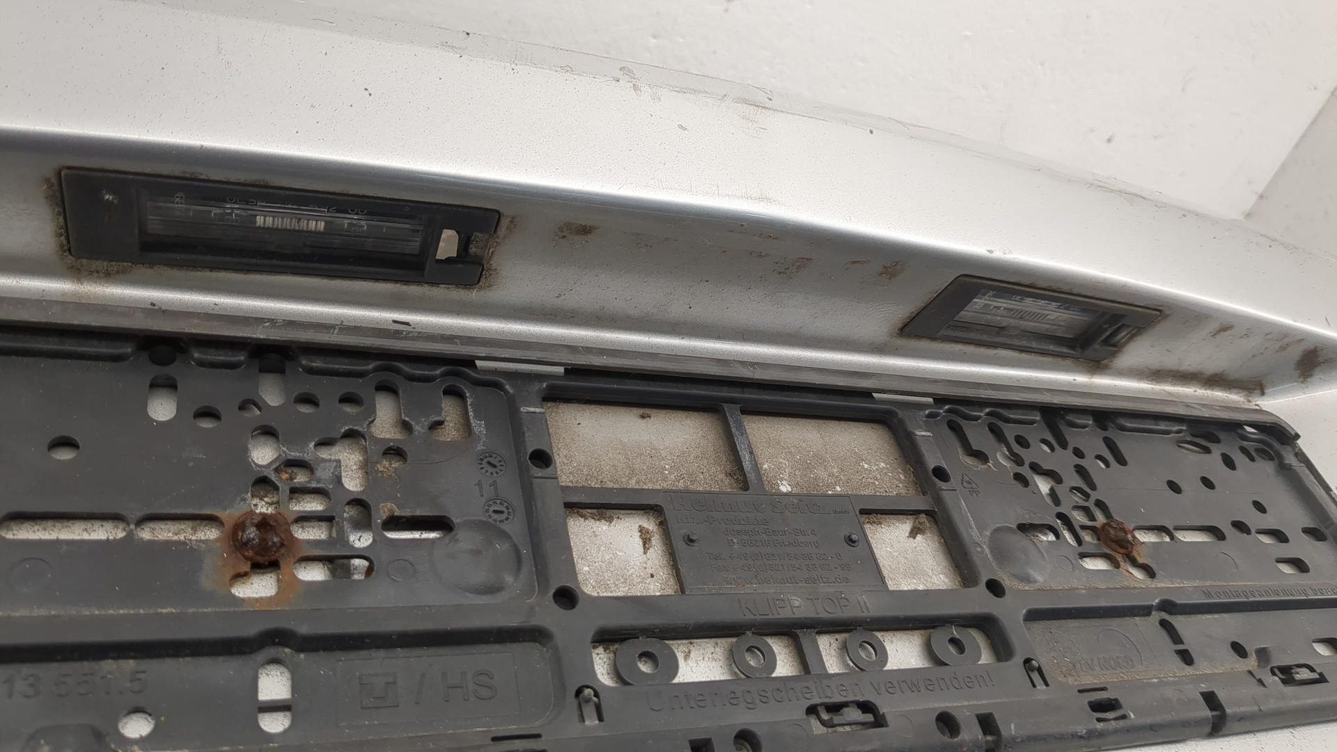 Бампер задний