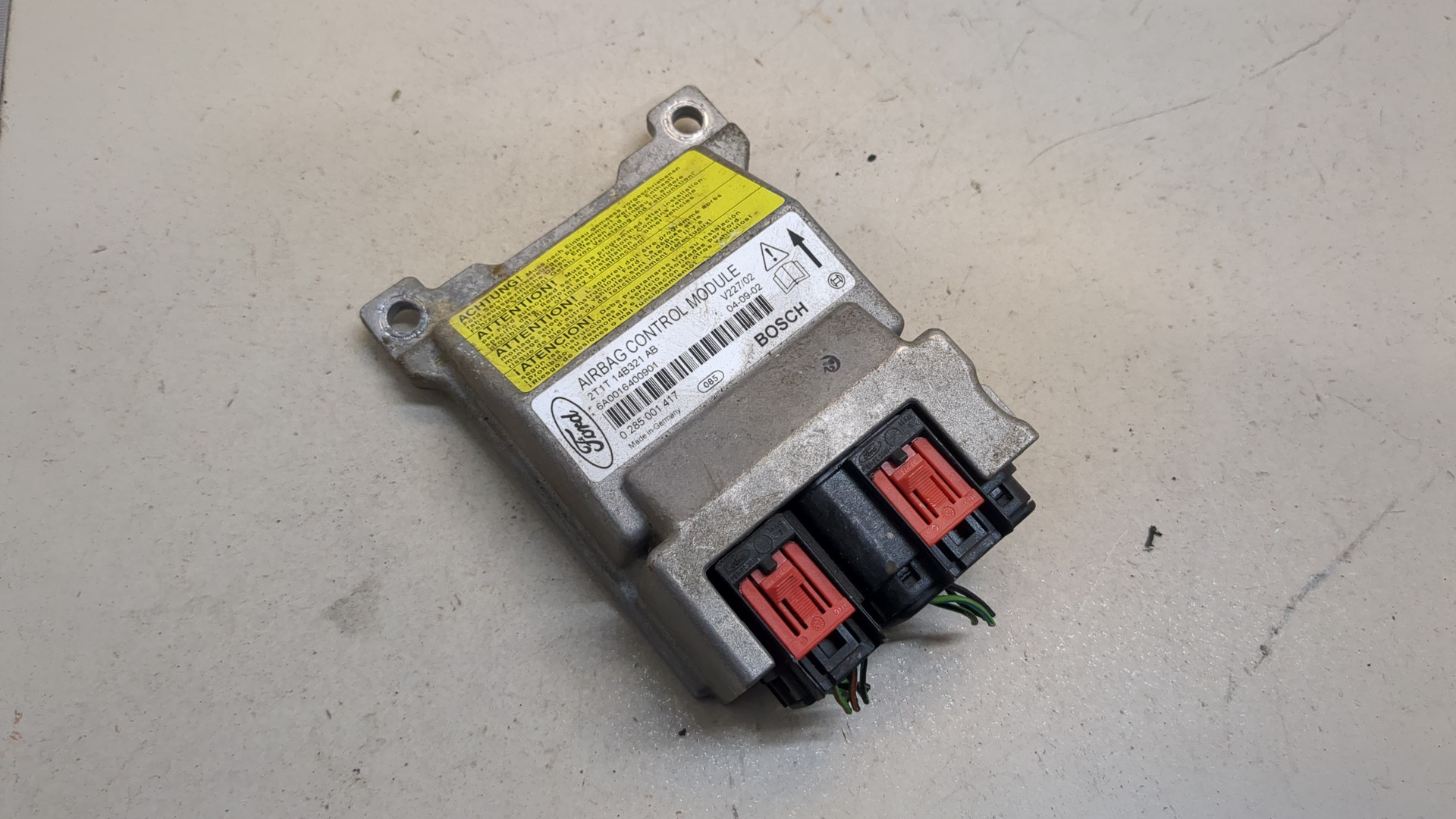 Блок управления подушек безопасности (AIR BAG)