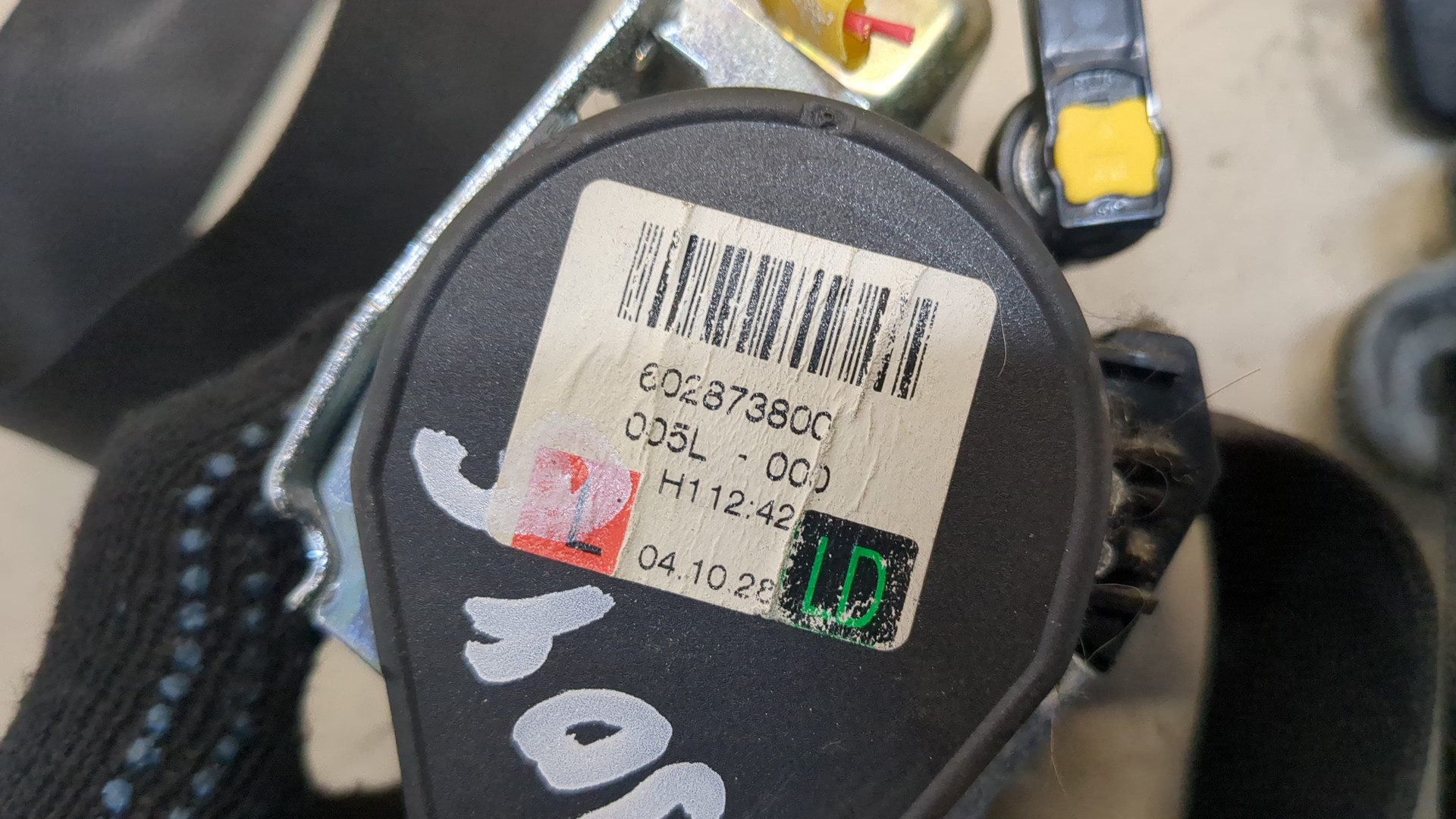 Ремень безопасности